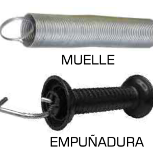 Kit de puerta con muelle para varilla