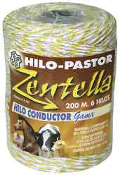 Hilo Conductor Blanco-Amarillo - Gama Zentella