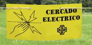 Cartel Indicador de Cerca Eléctrica