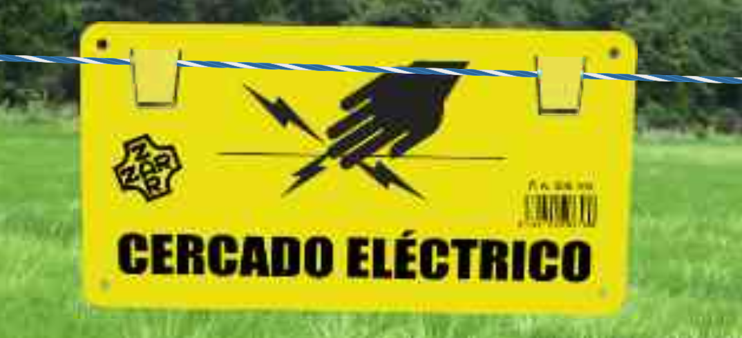Cartel cercado reforzado